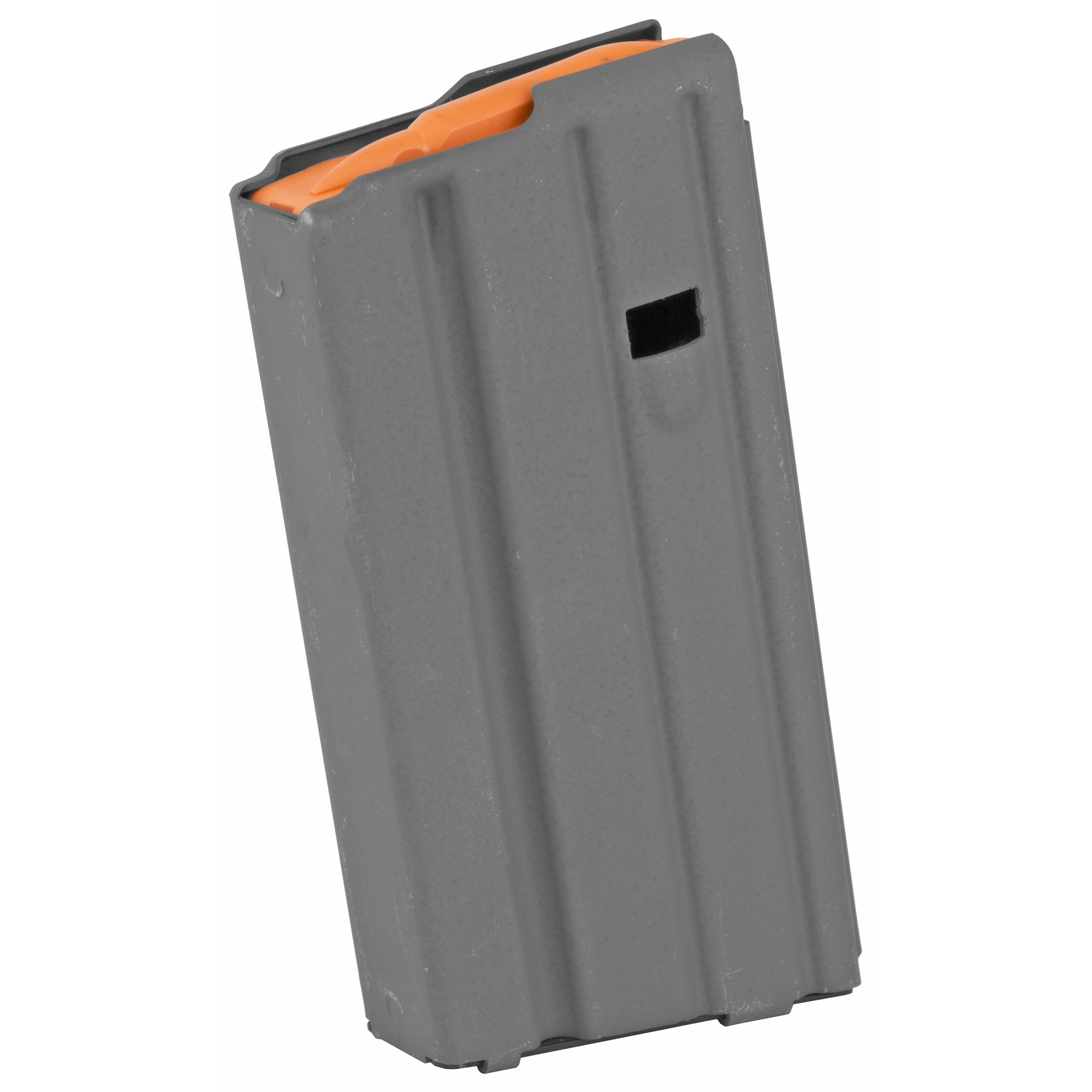 Ammunition Storage Components ASC Magazine 223 Rem AR-15 20rd Aluminum Gray/Orange