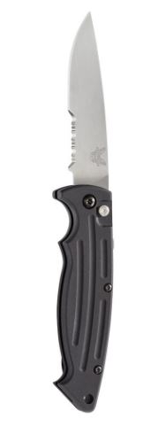 Benchmade BENCHMADE Mini Reflex II 3.17" Drop Point Satin SerratedEdge