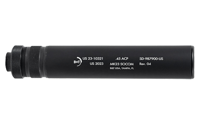 B&T MK23 SOCOM SUPPRESSOR 45ACP BLK
