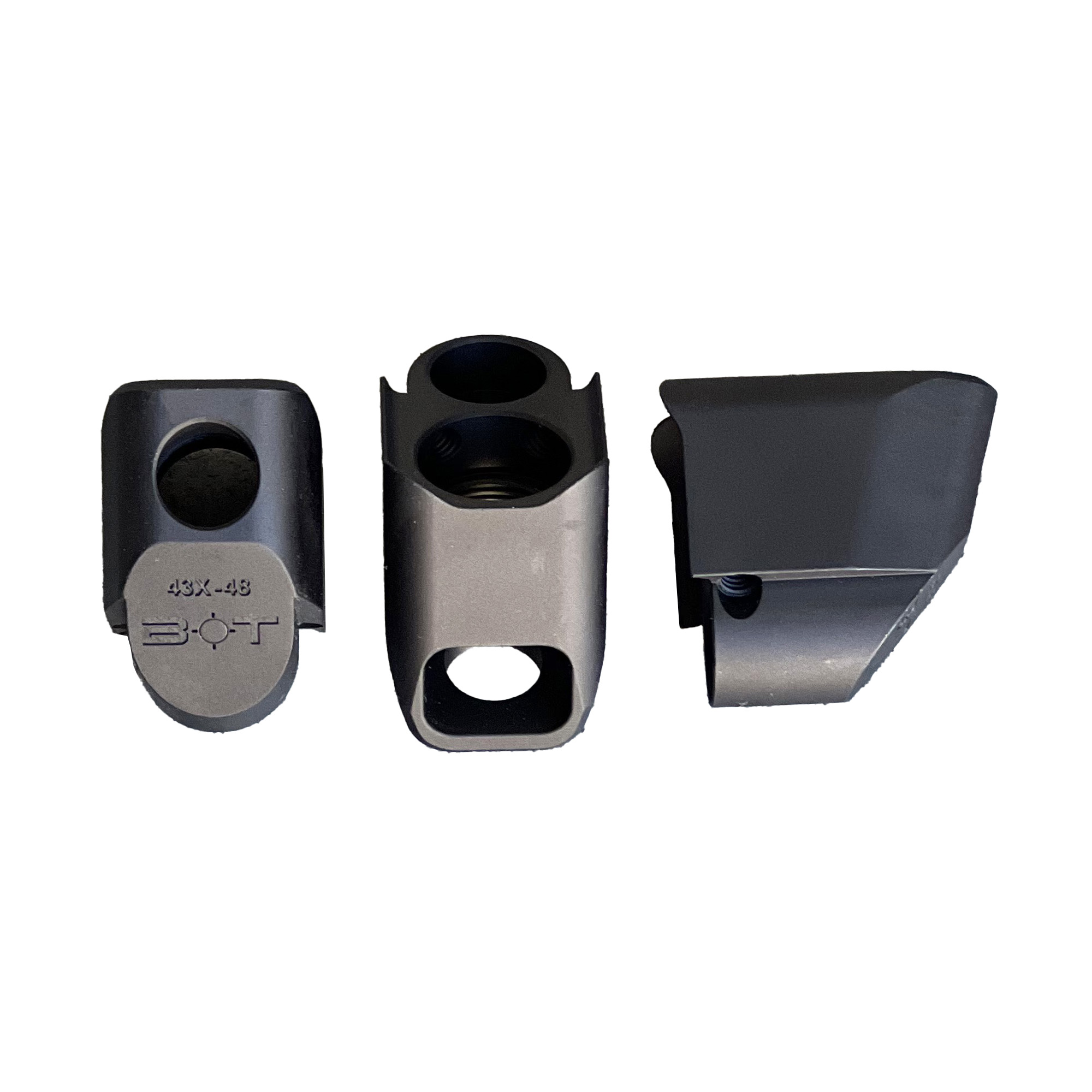 Backup Tactical BACKUP TACTICAL Compensator 9mm for Glock 43X/48 Thread 1/2X28 Black