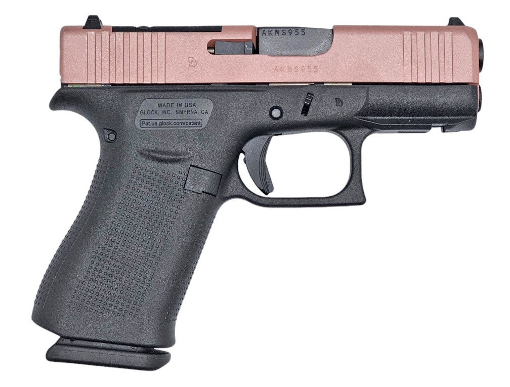 Glock GLOCK G43X 9mm 3.4" 10rd - Rose Gold