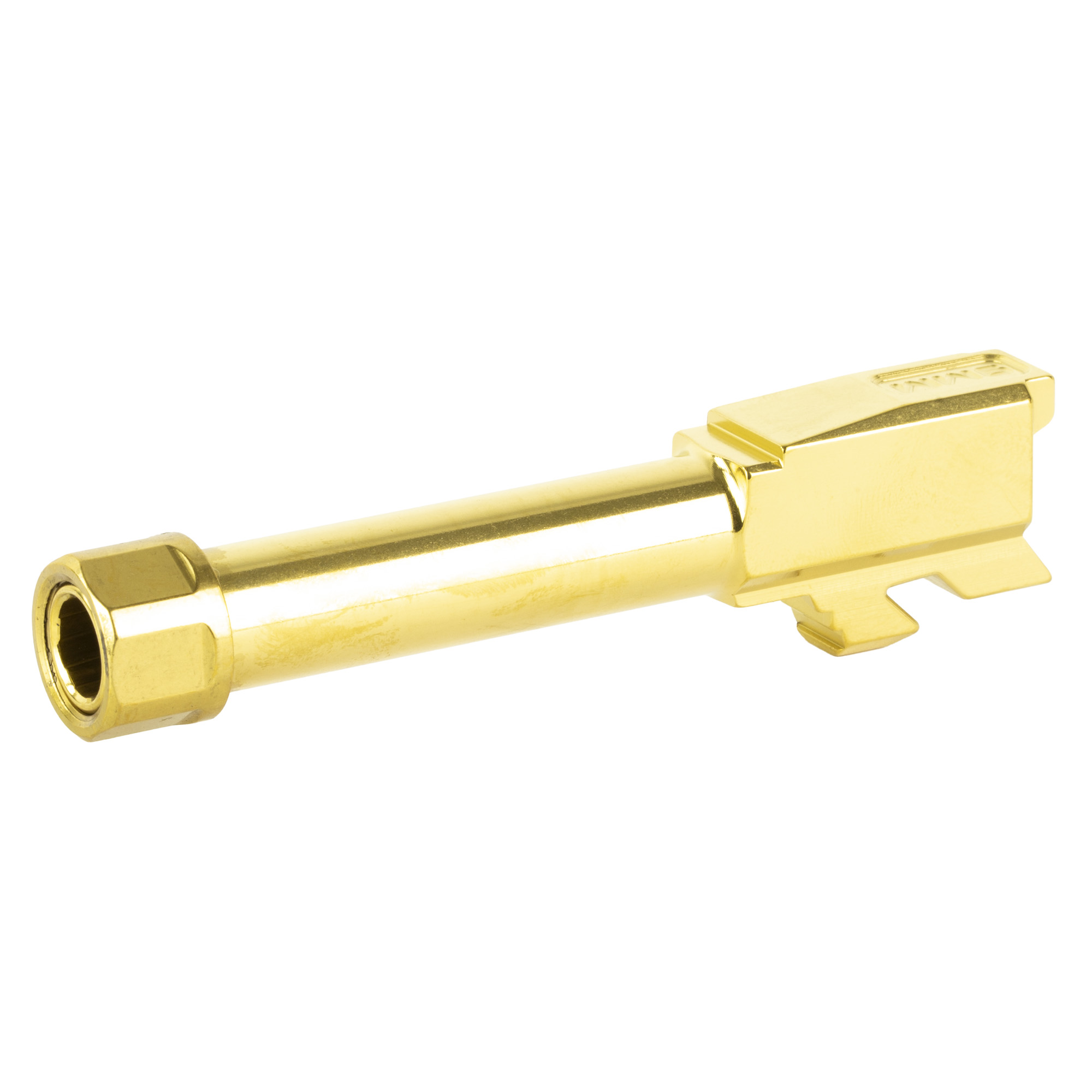 Zaffiri Precision ZAFFIRI PRECISION Pistol Barrel TB 1/2x28 9mm 3.4" TIN Gold Glock 43
