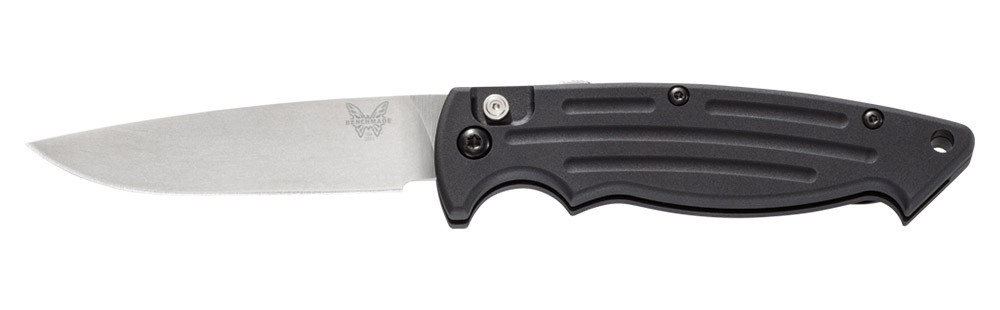 Benchmade BENCHMADE Mini Reflex II 3.17" Drop Point Satin Plain Edge