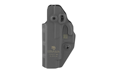 Crucial Concealment CRUCIAL CONCEALMENT Covert IWB Ambi Kydex Black Fits Glock 48