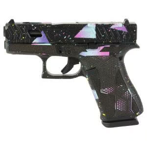 Glock GLOCK G43X 9mm 3.41" 10rd - Black/Pink