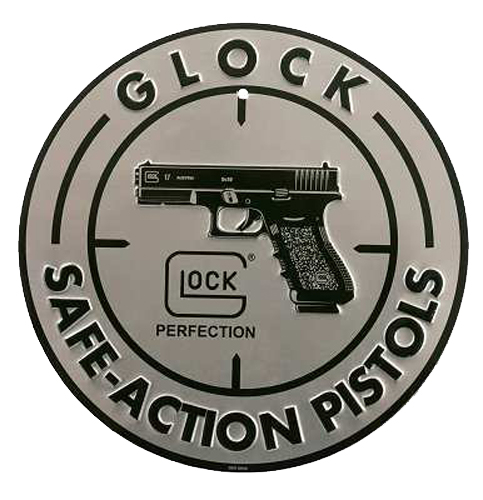 Glock GLOCK Safe Action Sign Aluminum 12" in Diameter