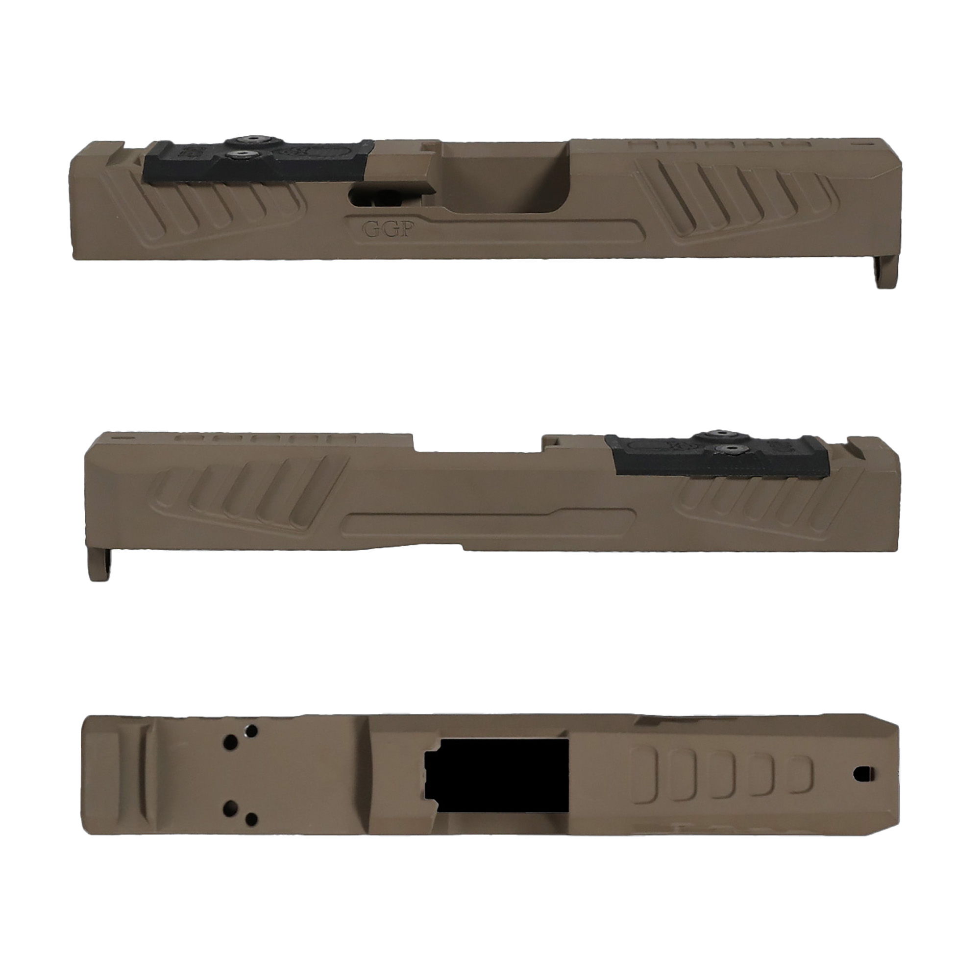 Grey Ghost Precision GREY GHOST PRECISION GGP-19 Stripped Slide Ver 5 FDE for Glock 19 Gen 5