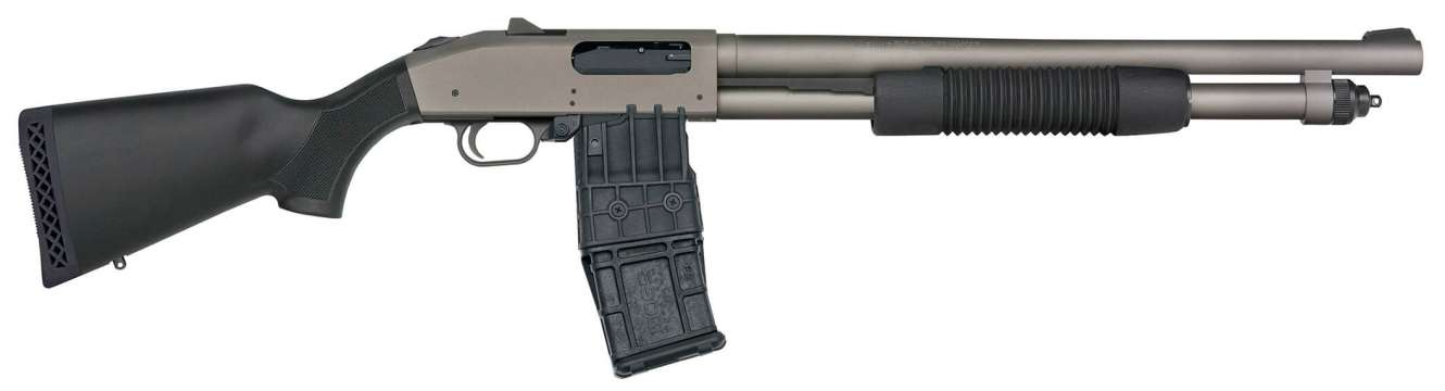 Mossberg 590M 12 Gauge 18.5" 10rd - Grey