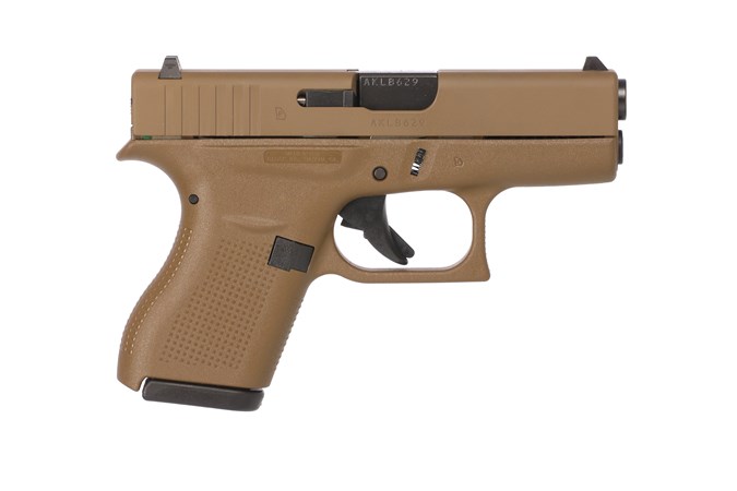 Glock GLOCK G42 380 ACP 3.25" 6rd - FDE