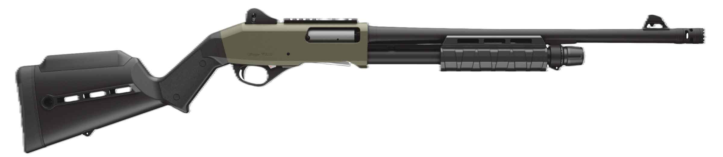 STOEGER Model P3000 12 Gauge 18.5" 4rd - OD Green & Black