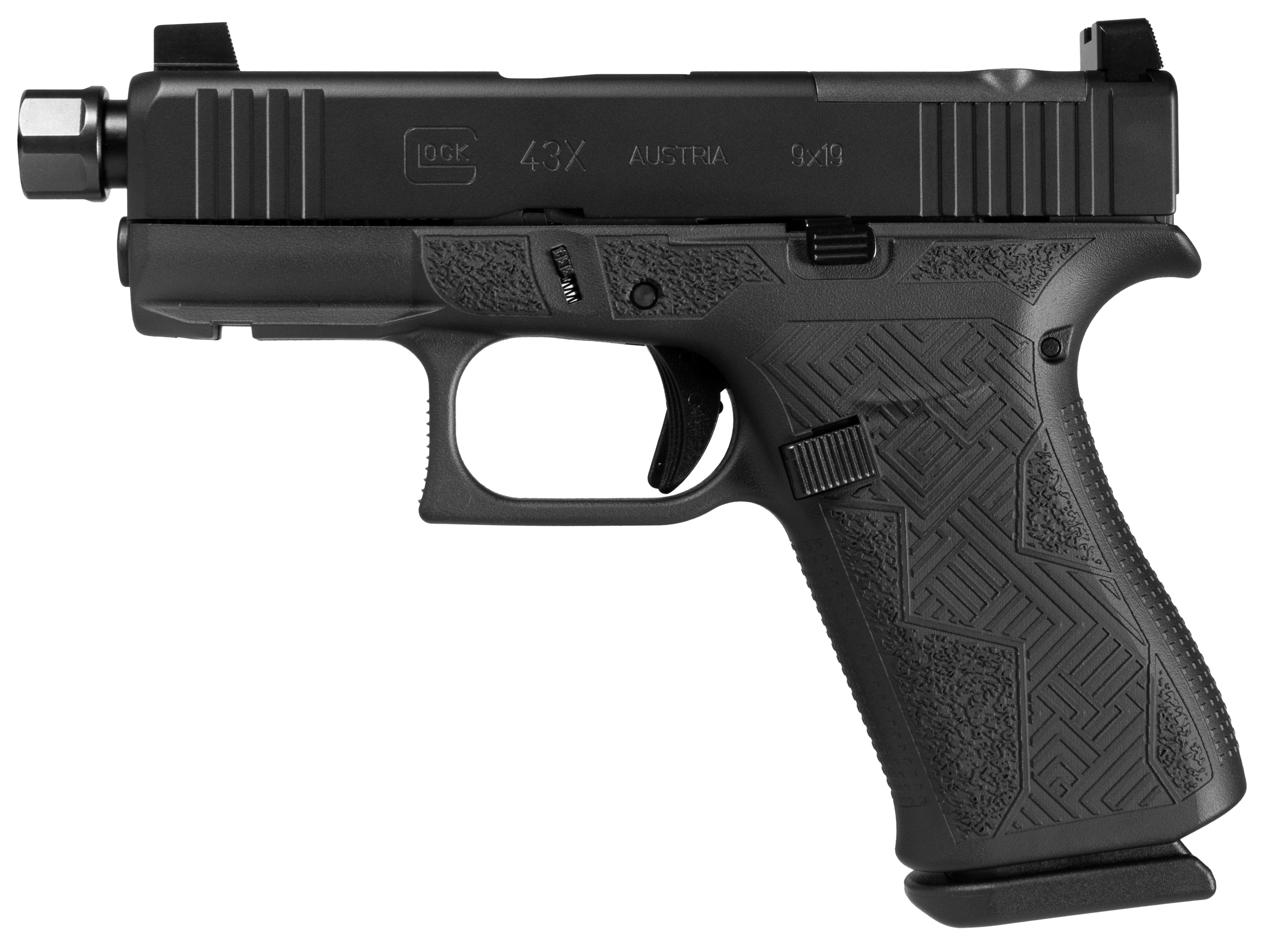 Glock GLOCK G43X 9mm 4.3" 10rd - Black