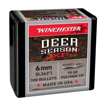 Winchester Repeating Arms BULLETS DEER SEASON XP 6 MM 95 GR 100 RD