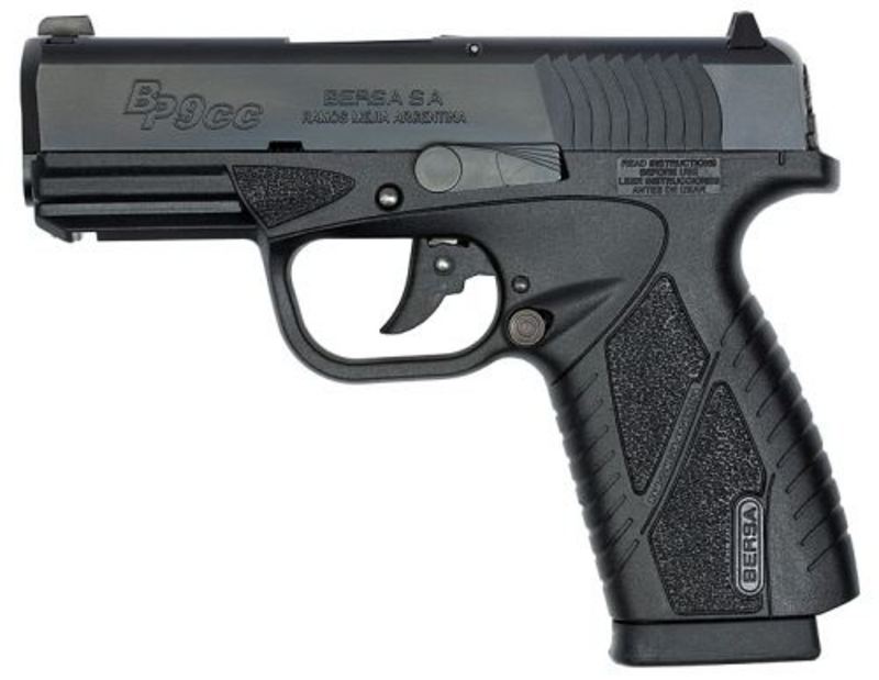 BERSA BPCC 9mm 3.3" 8rd - Black