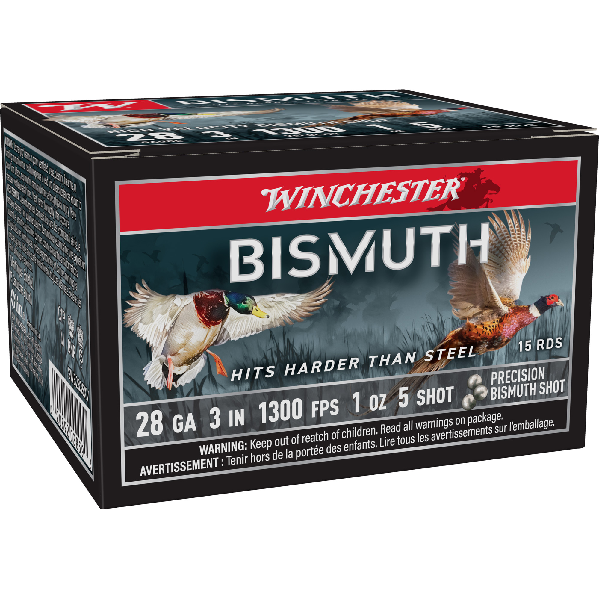 Winchester WINCHESTER AMMO 28Ga 3" #5 Bismuth 1oz 15rd