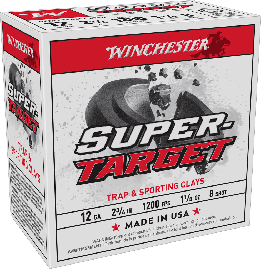 Winchester WINCHESTER AMMO 12Ga 2.75" #8 Super-Target 1oz 1250 Fps 25rd