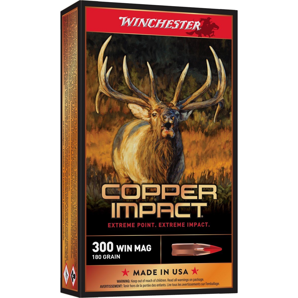Winchester WINCHESTER AMMO 300 Win Mag 180 Deer XP Winchester 20rd