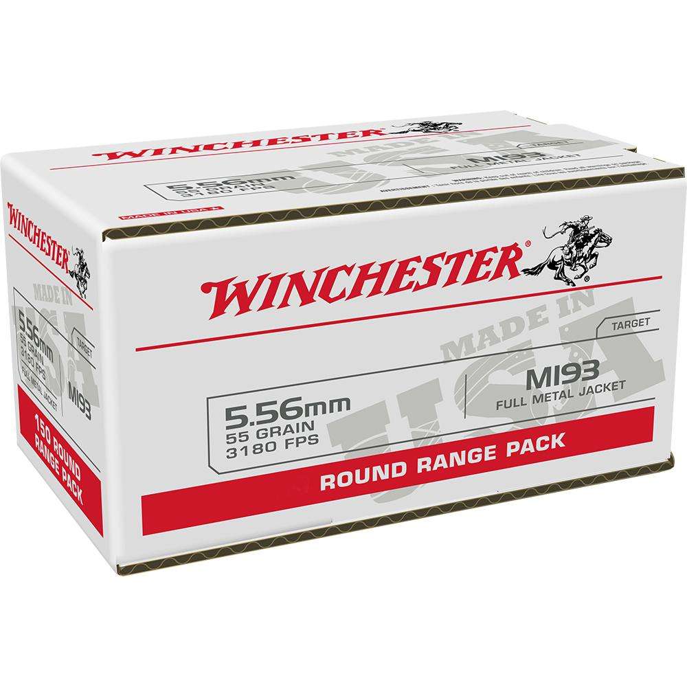 Winchester Repeating Arms Lake City 5.56MM M193 55gr FMJ 100 RD