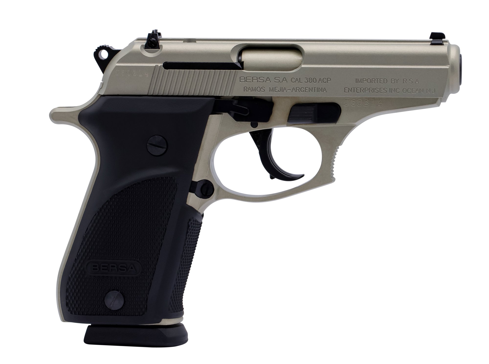 BERSA Thnder 380 ACP 3.5" 15rd - Satin Nickel