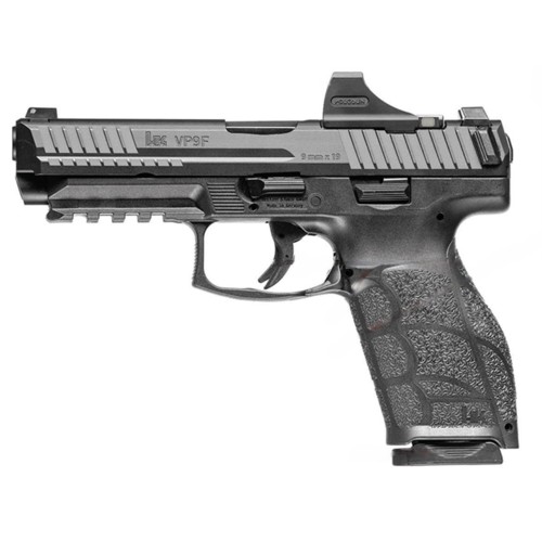 HK VP9A1 F w/Red Dot Full Size Frame 9mm Luger Pistol 20+1 4.53″ 81001123