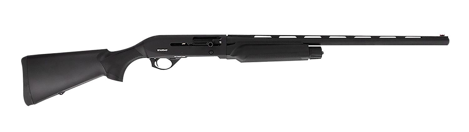 Spandau Arms 21000185 S2 Field 12 Gauge Semi-Auto 3″ 3+1 24″ Black Vent Rib Barrel, Black Drilled & Tapped Receiver, Fixed Black Polymer Stock, Benelli/Mobil Choke Tube System