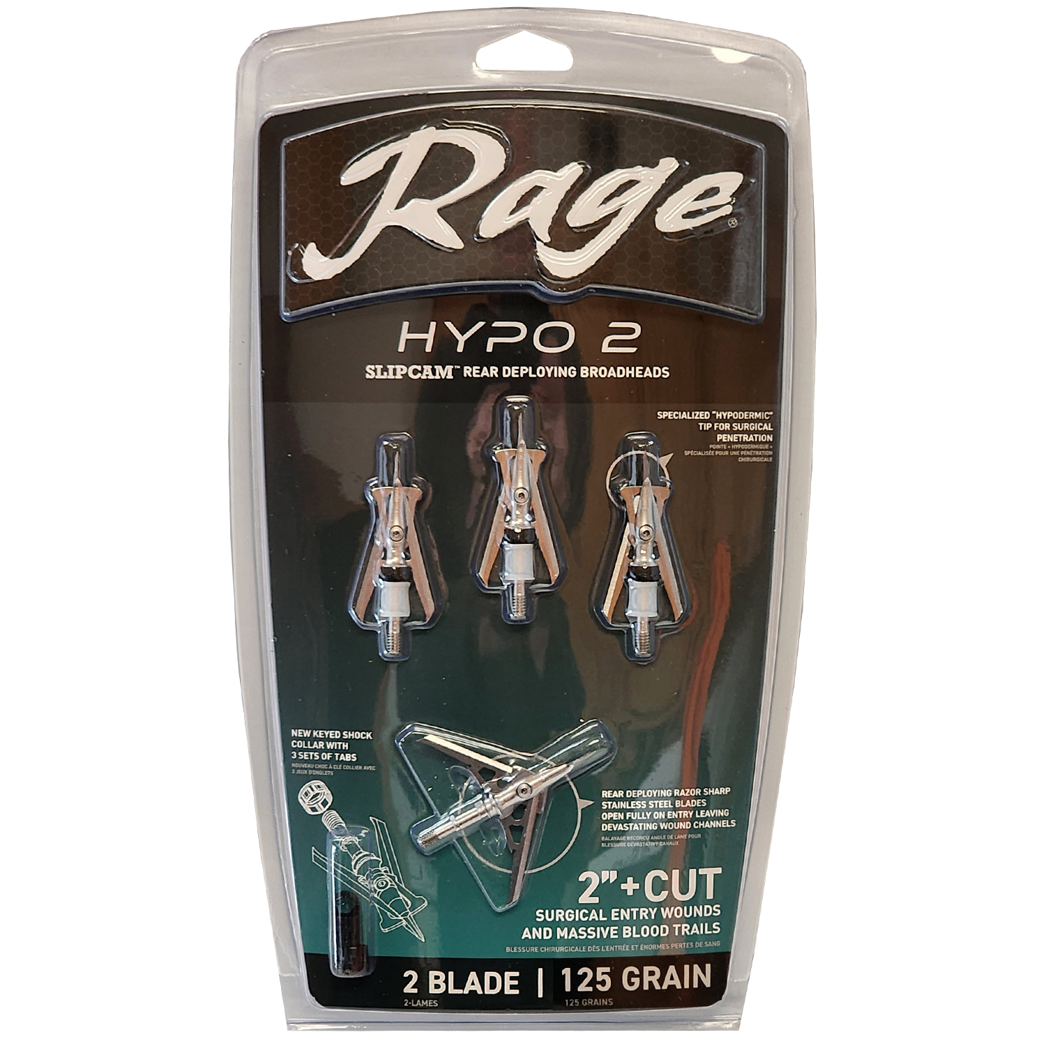 Rage RAGE Hypo 2 125gr 2" 4pk