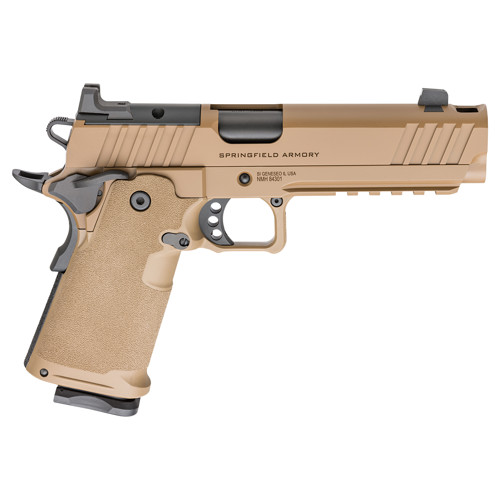 SPRINGFIELD ARMORY 1911 DS Prodigy Comp AOS 9mm 5 17rd  20rd  Coyote Brown