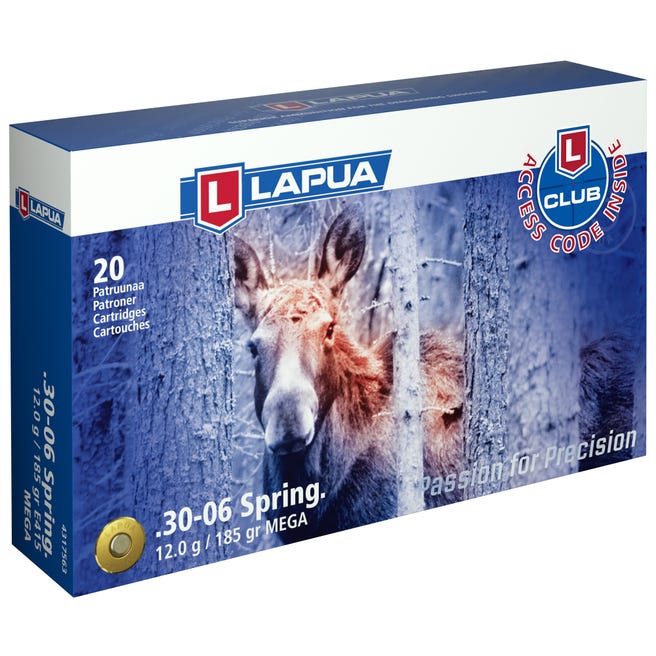Lapua LAPUA 30-06 185GR MEGA SP 20/600