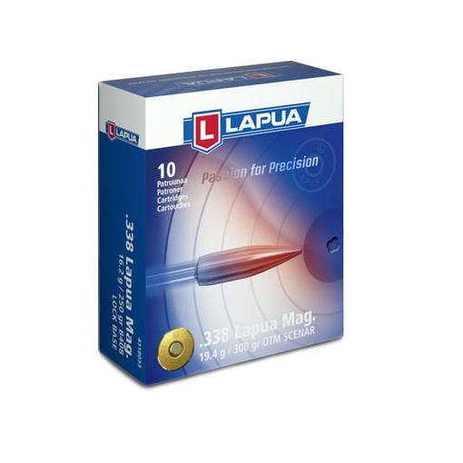 Lapua LAPU .338 LAPUA (300GR) SCENAR HPBT 10rd BOX