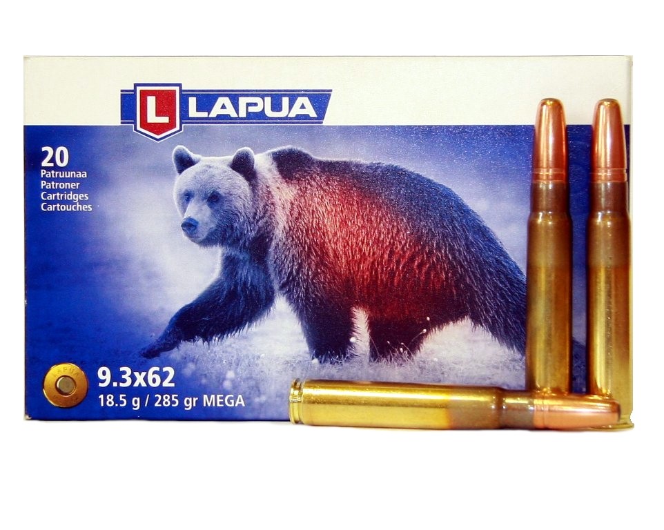 Lapua LAPUA AMMO 9.3x62 285gr Mega Soft Point 20rd