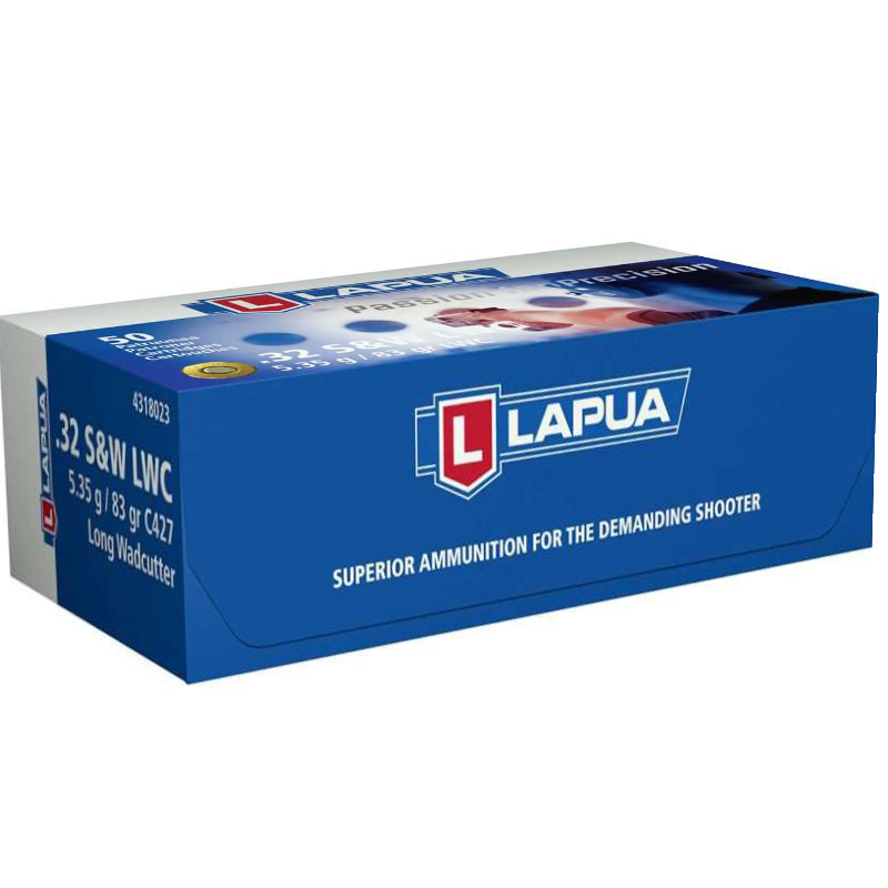 Lapua LAPUA AMMO 32 S&W Long 83gr WC 50rd