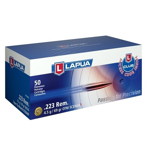 Lapua LAPUA AMMO 223 Remington 69Gr Scenar-L OTM 50rd