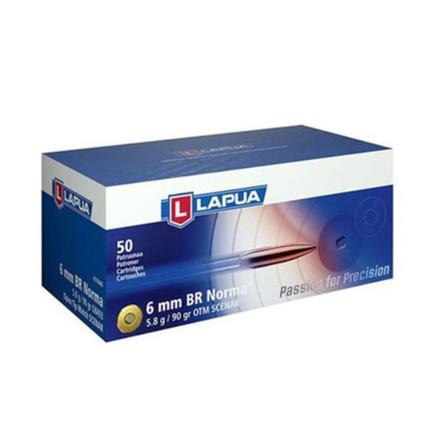 Lapua LAPUA AMMO 6mm BR Norma 90Gr Scenar-L OTM 50rd