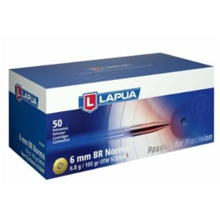 Lapua LAPUA AMMO 6mm BR Norma 105Gr Scenar-L OTM 50rd