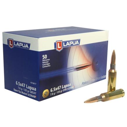 Lapua Lapua 6.5x47 120 Gr Scenar-L OTM 50rds