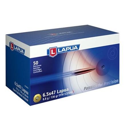Lapua Lapua 6.5x47 136 Gr Scenar-L OTM 50rds