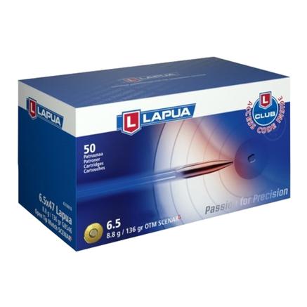 Lapua Lapua 6.5 Creedmoor 136 gr Scenar OTM 50rd/box