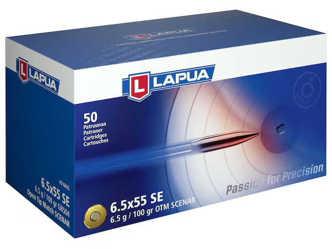 Lapua LAPUA AMMO 6.5x55 Swedish 100Gr Scenar OTM 50rd