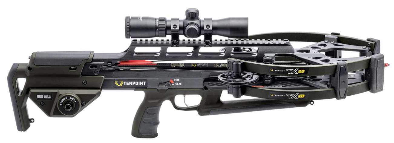TENPOINT TX 28 ACUslide MAXX RangeMaster 100 Black Scope