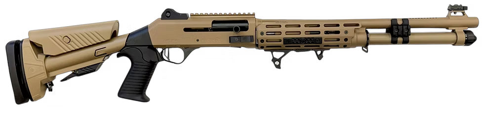 ORTHOS Raider S4 12 Gauge 18.5" 6rd - FDE