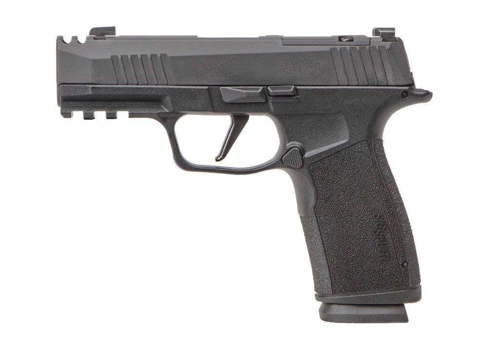 Sig Sauer P365 X-Macro Comp 365XCA-9-COMP-10 Pistol 9mm 3.1″ Barrel 10+1 Striker-Fired Optic Ready, Integrated Compensator.