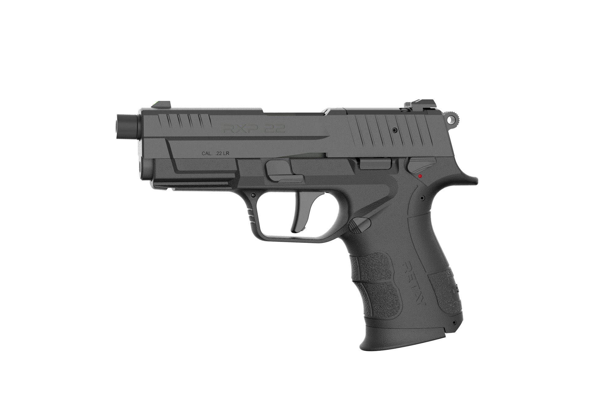 RETAY RXP22 22 LR 4" 10rd - Black w/ Threaded Barrel