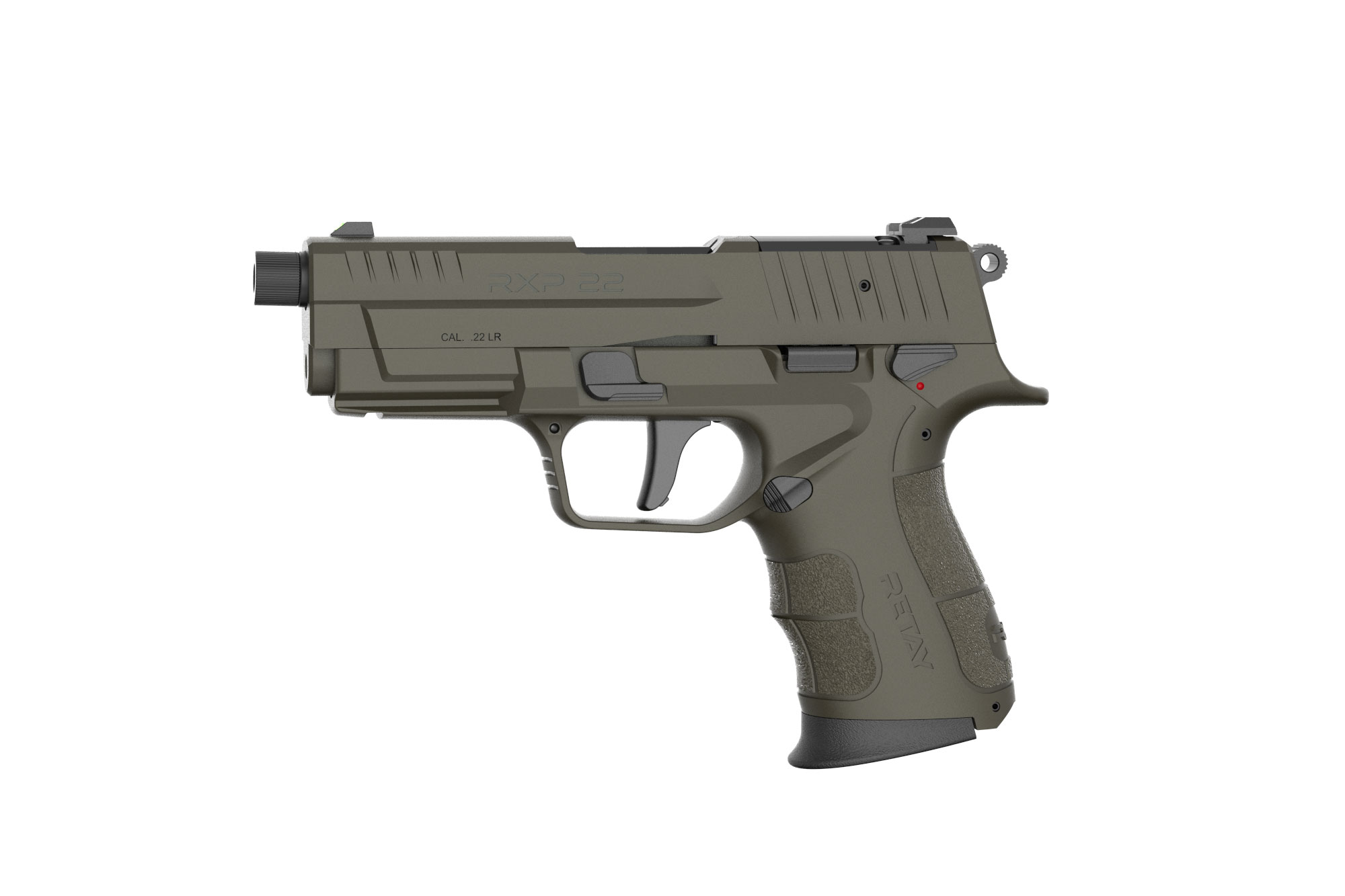 RETAY RXP22 .22LR 4″ 10rds, OD Green