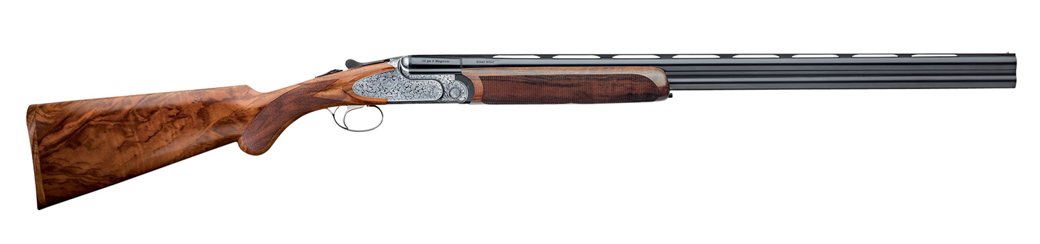 Rizzini USA 5101-20 Artemis Over/Under Shotgun, 20 Gauge, 29″ Barrel, 2 Rounds, 2.75″ Chamber, Coin Anodized Silver, Oiled Turkish Walnut Stock with Prince of Wales Grip, Right Hand 853418510209