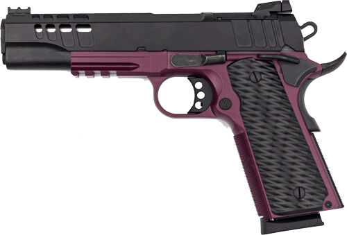 GLFA 1911 PISTOL 45ACP 5″ FS – BLACK SLIDE BLACK CHERRY FRAME