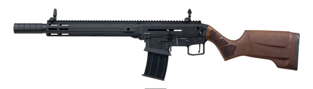 PANZER ARMS RANCH 12 Gauge 18.5" 5rd - Black w/ Natural Walnut Butt Stock