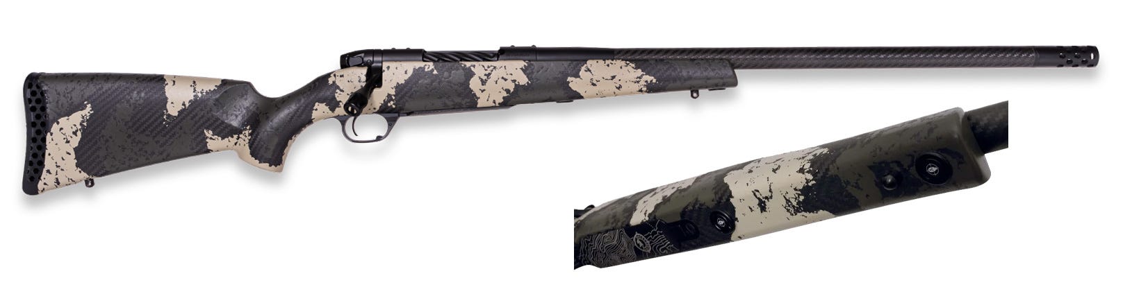 WEATHERBY Mark V Guide 7mm Backcountry 20" 4rd - Tan