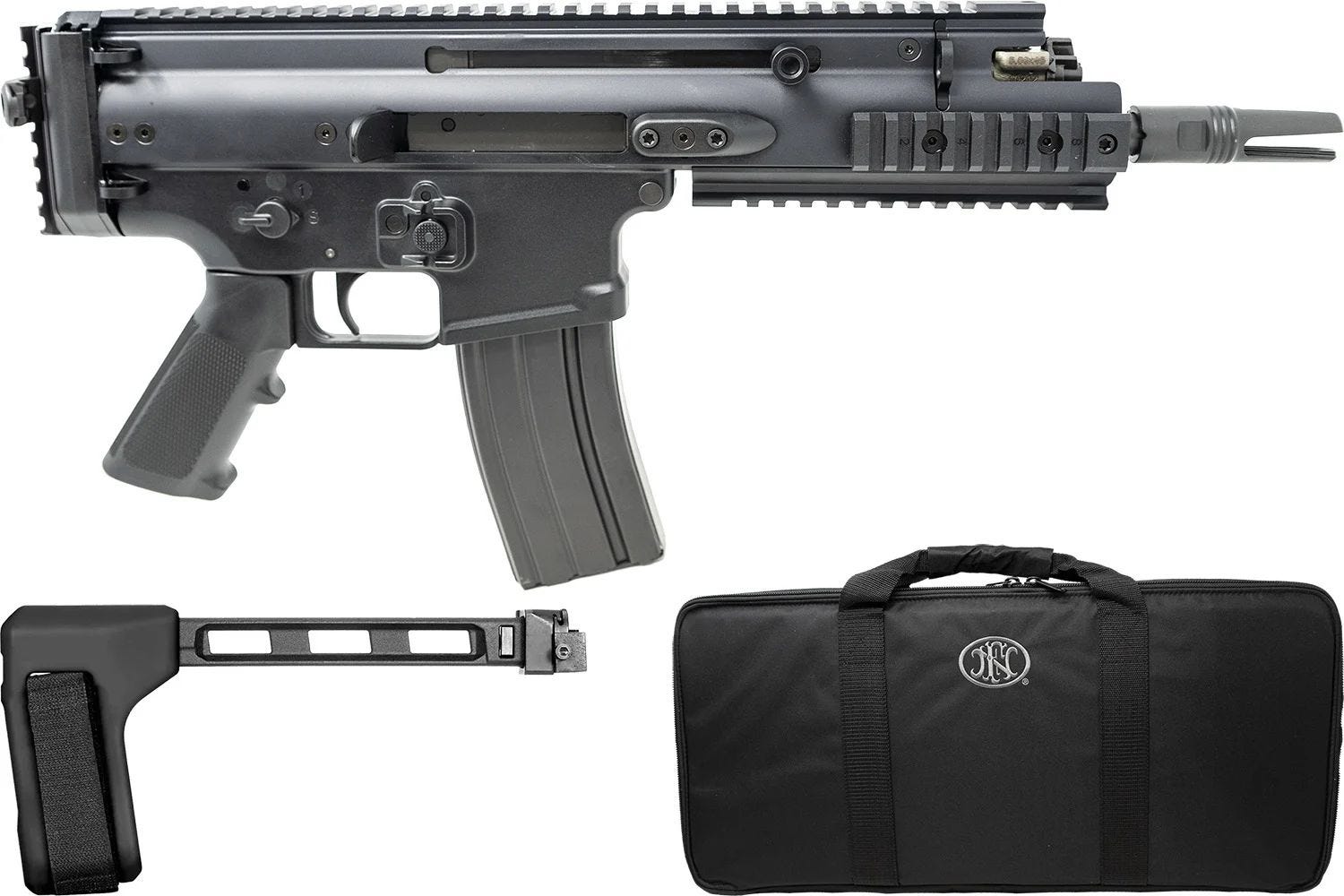FN AMERICA SCAR 15P 5.56 NATO 7.5" 30rd - Black