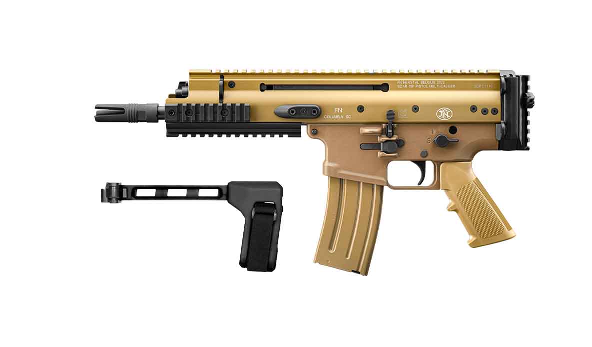 FN AMERICA SCAR 15P 300 AAC Blackout 7.5" 30rd - FDE