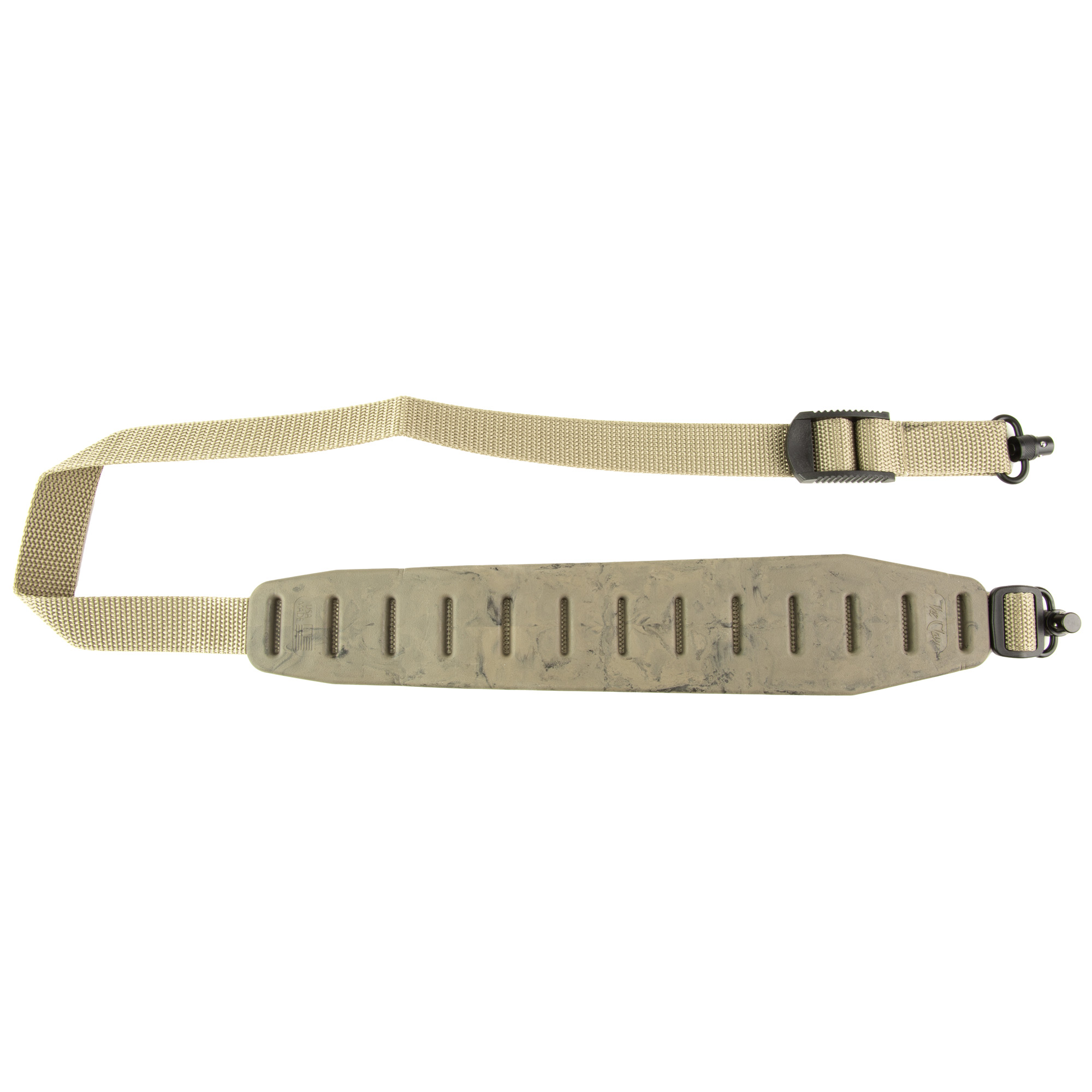 Quake Hunting QUAKE HUNTING Claw FlushCup 2.0 2 Point Rifle Sling Sand Camo