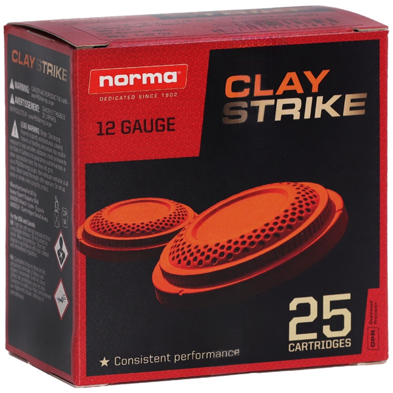 Norma NORMA AMMO 12Ga Claystrike 2.75" #7.5 Shot 7/8oz 25rd
